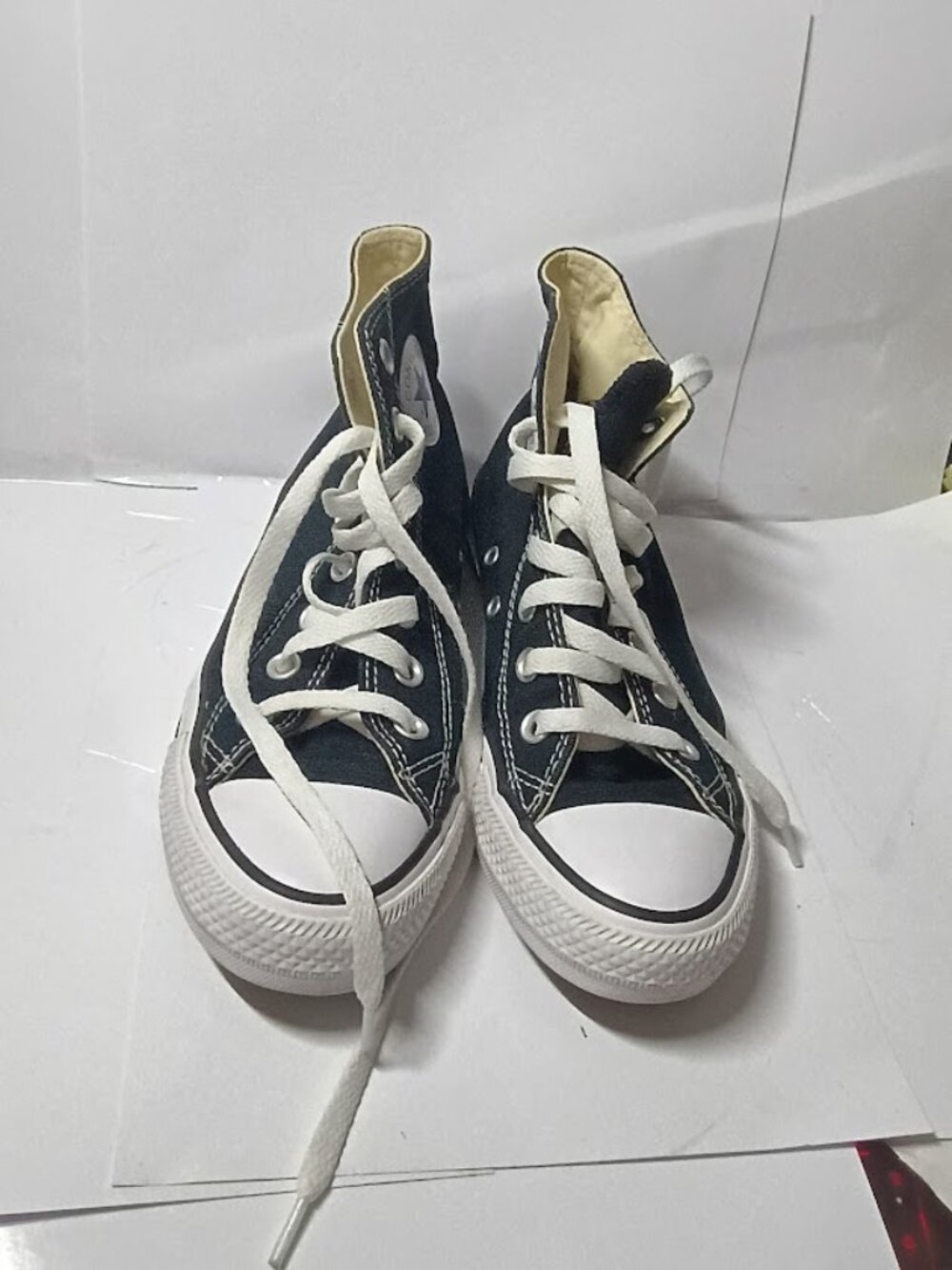 Converse Chuck Taylor All Star Black White High Top Men's 4 Women’s 8 - Picture 2 of 10